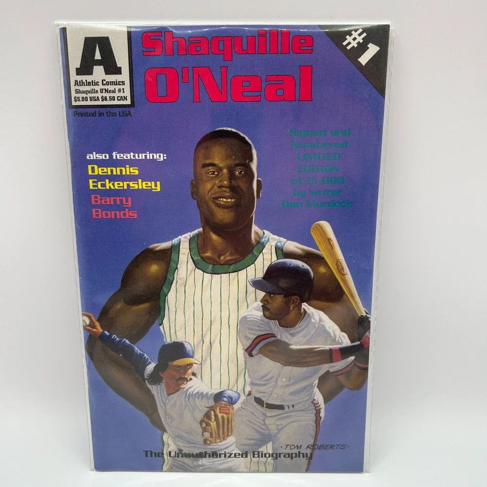 Shaquille O'Neal Athletic‎ Comics #1 Limited Edition Unauthorized Biography 1993